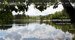 Desktop Screenshot of campingseehof.at